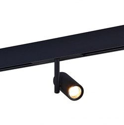 ST LUCE ST808.436.08 Магнитный трековый светильник Черный LED 1*8W 3000K 500Lm Ra>90 IP20 D42xH135 48VV ST808.436.08 - фото 110657