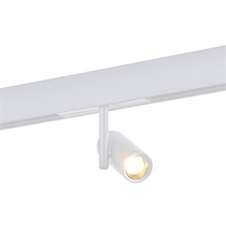 ST LUCE ST808.536.08 Магнитный трековый светильник Белый LED 1*8W 3000K 550Lm Ra>90 IP20 D42xH135 48VV ST808.536.08 - фото 110697