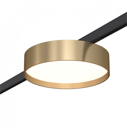 ST LUCE ST670.346.12 Магнитный трековый светильник Латунь LED 1*12W 4000K 500Lm Ra>80 100° IP20 D113xH34 24V ST670.346.12 - фото 110793