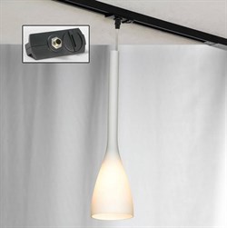 Lussole S.R.L Металл Никель /  Стекло трековый светильник однофазный E14 40W LSN-0106-01-TAB - фото 111343