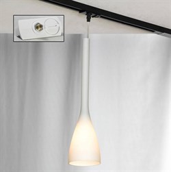 Lussole S.R.L Металл Никель /  Стекло трековый светильник однофазный E14 40W LSN-0106-01-TAW - фото 111353