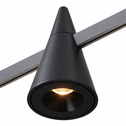 ST LUCE ST813.406.05 Магнитный трековый светильник FARM Черный LED 1*5W 3000K 325Lm Ra90 60 IP20 D70xH115 180-240V ST813.406.05 - фото 112098