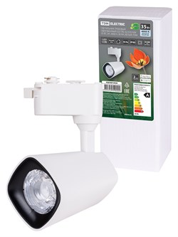 TDM Светильник трековый однофазный LED TRL-02-035-NW 35 Вт, 24°, 4000 К, 90 Ra, белый SQ0369-0026 - фото 112155