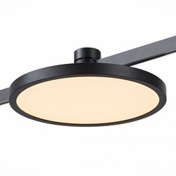 ST LUCE ST818.406.12 Магнитный трековый светильник FARM Черный LED 1*10W 3000K 500Lm Ra80 120 IP20 D168xH54 180-240V ST818.406.12 - фото 112164