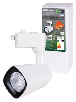 TDM Светильник трековый однофазный LED TRL-02-045-NW 45 Вт, 24°, 4000 К, 90 Ra, белый SQ0369-0028 - фото 112188