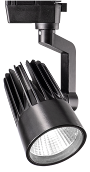 Jazzway Прожектор светодиодный трековый PTR 0130-2 30w 4000K 24° BL (чёрный) IP40 .5022713 - фото 112407