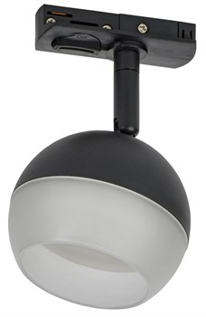 Светильник 4118 декор. трековый поворотный GX53 черный IEK LT-USB0-4118-GX53-1-K02 - фото 112584