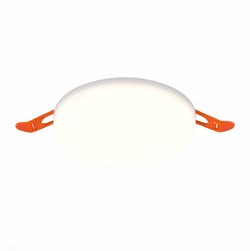 ST Luce ST700.538.16 Светильник встраиваемый Белый LED 1*16W 3000K 1 380Lm Ra80 180° IP44 D120xH20 85-265V ST700.538.16 - фото 112831