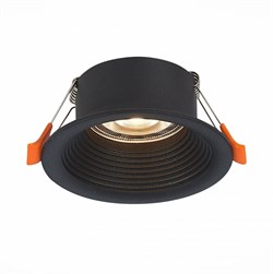 ST Luce ST202.408.01 Светильник встраиваемый Мат. черный GU10 1*50W D89xH40 220V Без ламп ST202.408.01 - фото 112884