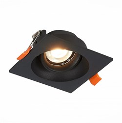 ST Luce ST208.418.01 Светильник встраиваемый Мат. черный GU10 1*50W L94xW94xH40 220V Без ламп ST208.418.01 - фото 112917