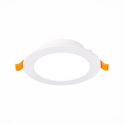 ST Luce ST210.548.08 Светильник встраиваемый Белый LED 1*8W 4000K 640Lm Ra80 110° IP20 D120xH30 220-240V ST210.548.08 - фото 112952