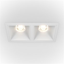 Maytoni Встраиваемый светильник Alfa LED 3000K 2x10Вт 36° Dim Triac DL043-02-10W3K-D-SQ-W - фото 113141