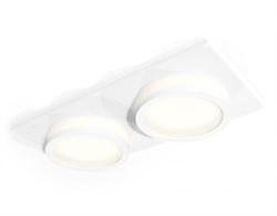Ambrella Комплект встраиваемого светильника с акрилом XC6525060 SWH/FR белый песок/белый матовый MR16 GU5.3 (C6525, N6220) XC6525060 - фото 113183