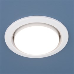 Elektrostandard 1035 GX53 WH / Светильник встраиваемый белый, комплект 10 шт a043127 - фото 113197