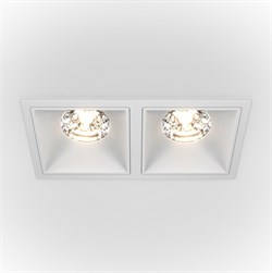 Maytoni Встраиваемый светильник Alfa LED 3000K 2x15Вт 36° Dim Triac DL043-02-15W3K-D-SQ-W - фото 113198