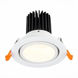 ST LUCE  ST705.548.10 Св-к встр. Белый LED 1*10W 4000K 750Lm Ra>90 38о IP20 D102xH85 170-240V ST705.548.10 - фото 113229