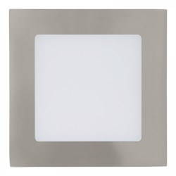 Eglo 94522 Светильник светодиодный встраиваемый FUEVA 1, 5,5W (LED), 120х120, литой металл, никель мат 94522 - фото 113235