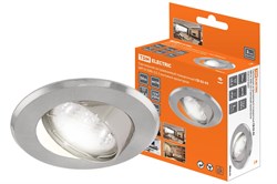 TDM Светильник встраиваемый поворотный СВ 02-03 MR16 50Вт G5.3 матовый хром/хром SQ0359-0007 - фото 113408