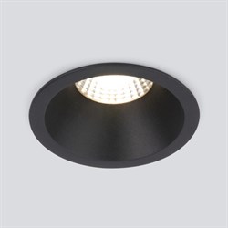 Elektrostandard 15266/LED 7W 3000K BK черный / Встраиваемый светодиодный светильник a063926 a063926 - фото 113445