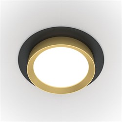 Maytoni Встраиваемый светильник Hoop GX53 1x15Вт DL086-GX53-RD-BG - фото 113464