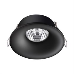 Novotech 370843 SPOT NT22 черный Светильник встраиваемый IP20 GU10 50W 220V METIS 370843 - фото 113665