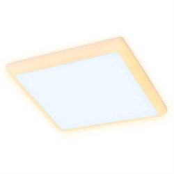 Ambrella Встраиваемый cветодиодный светильник с подсветкой DCR335 18W+6W 6400K/3000K 85-265V 170*170*32 DCR335 - фото 113742