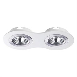 Novotech 370391 NT18 218 белый Светильник встраиваемый IP20 GX5.3 50W 12V MORUS 370391 - фото 113904
