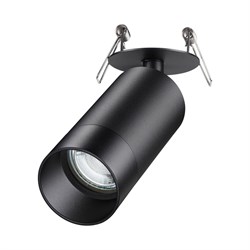 Novotech 370873 SPOT NT22 черный Светильник встраиваемый IP20 GU10 9W 220V SLIM 370873 - фото 113925