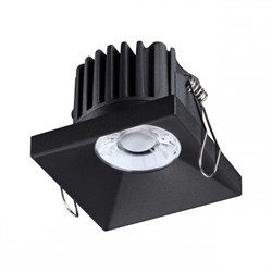 Novotech 358481 SPOT NT21 000 черный Светильник встраиваемый IP44 LED 3000K 10W 100-265V METIS 358481 - фото 113945
