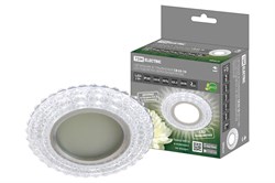TDM Светильник встраиваемый СВ 03-10 MR16 50Вт G5.3 LED подсветка 3 Вт зеркальный/хром SQ0359-0138 - фото 114164