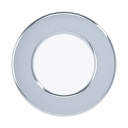 Eglo 99208  Светодиодный встраиваемый светильник FUEVA 5, 2,7W (LED), 86, ET26, IP44, 360lm, 4000K, сталь, хром 99208 - фото 114263