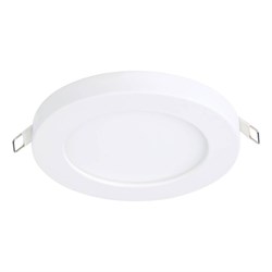 Eglo 900932 Встраиваемый светильник FUEVA FLEX, 5,5W (LED), 3000K, 650lm, Ø117, H2, алюминий, белый / пла 900932 - фото 114286