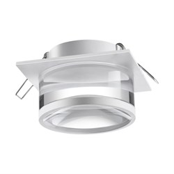 Novotech 370917 SPOT NT22 белый Светильник встраиваемый IP20 GU10 9W 220V GEM 370917 - фото 114380