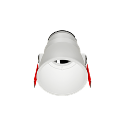 Varton Рамка для модульного светильника FLEX 50 04 круглая встраиваемая утопленная 95х70мм RAL9010 V1-R0-00435-10008-2000000 - фото 114424