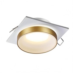 Novotech 370787 SPOT NT21 246 белый/золото Светильник встраиваемый влагозащищенный GU10 9W 220V WATER 370787 - фото 114495