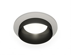 Ambrella Комплект встраиваемого светильника XC6514021 SGR/PBK серый песок/черный полированный MR16 GU5.3 (C6514, N6131) XC6514021 - фото 114559