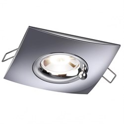 Novotech 370794 SPOT NT21 248 хром Светильник встраиваемый влагозащищенный IP44 GU10 50W 220V WATER 370794 - фото 114574