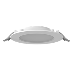 Varton Светодиодный светильник DL-01 Slim 160 мм 25 Вт 4000 K круглый встраиваемый 176x39 мм IP65/40 RAL9003 белый муар с рассеивателем опал V1-RF-00083-10000-6502540 - фото 114579