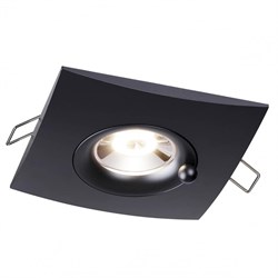 Novotech 370796 SPOT NT21 248 черный Светильник встраиваемый влагозащищенный IP44 GU10 50W 220V WATER 370796 - фото 114592