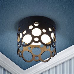 ЭРА Встраиваемый светильник под лампу GX53 DK115 SBK черный матовый Б0061184 - фото 114661