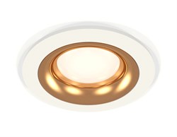 Ambrella Комплект встраиваемого светильника XC7621005 SWH/PYG белый песок/золото желтое полированное MR16 GU5.3 (C7621, N7014) XC7621005 - фото 114818