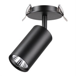 Novotech 370416 NT19 101 черный Встраиваемый светильник IP20 GU10 50W 220V PIPE 370416 - фото 114888