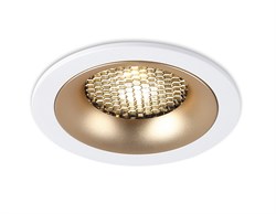 Ambrella Светильник встраиваемый TN102723 WH/GD белый/золото GU5.3 92*92*23 TN102723 - фото 115033