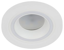 ЭРА Встраиваемый светильник декоративный DK90 WH MR16/GU5.3 белый Б0054358 - фото 115084