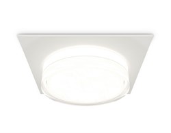 Ambrella Комплект встраиваемого светильника с акрилом XC8061022 SWH/FR/CL белый песок/белый матовый/прозрачный GX53 (C8061, N8399) XC8061022 - фото 115094