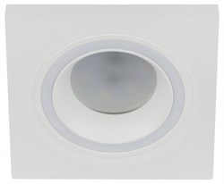 ЭРА Встраиваемый светильник декоративный DK91 WH MR16/GU5.3 белый Б0054360 - фото 115110