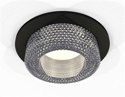 Ambrella Комплект встраиваемого светильника XC7622020 SBK/CL черный песок/прозрачный MR16 GU5.3 (C7622, N7191) XC7622020 - фото 115131