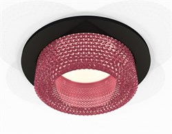 Ambrella Комплект встраиваемого светильника XC7622022 SBK/PI черный песок/розовый MR16 GU5.3 (C7622, N7193) XC7622022 - фото 115154