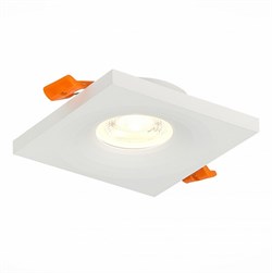 ST LUCE ST205.518.01 Светильник встраиваемый Матовый белый GU10 1*50W  L94xW94xH27 220V Без ламп ST205.518.01 - фото 115171