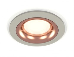 Ambrella Комплект встраиваемого светильника XC7623006 SGR/PPG серый песок/золото розовое полированное MR16 GU5.3 (C7623, N7015) XC7623006 - фото 115237